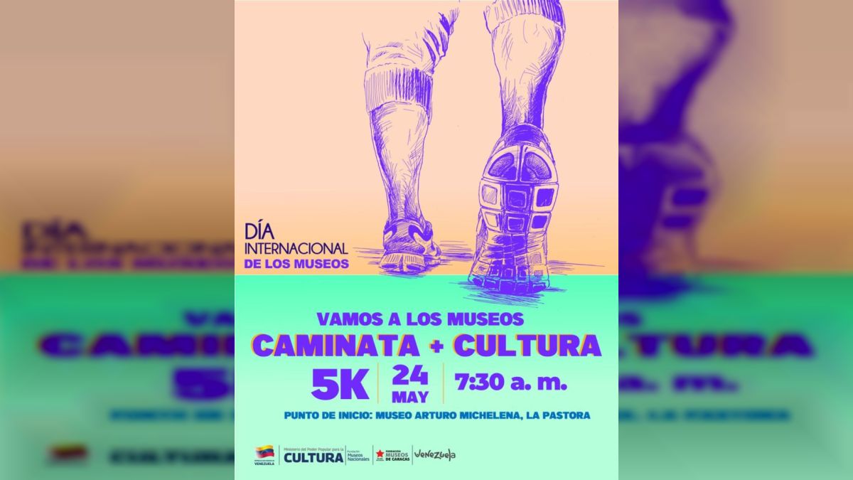 Museum Day will be celebrated with a 5K cultural walk in Caracas