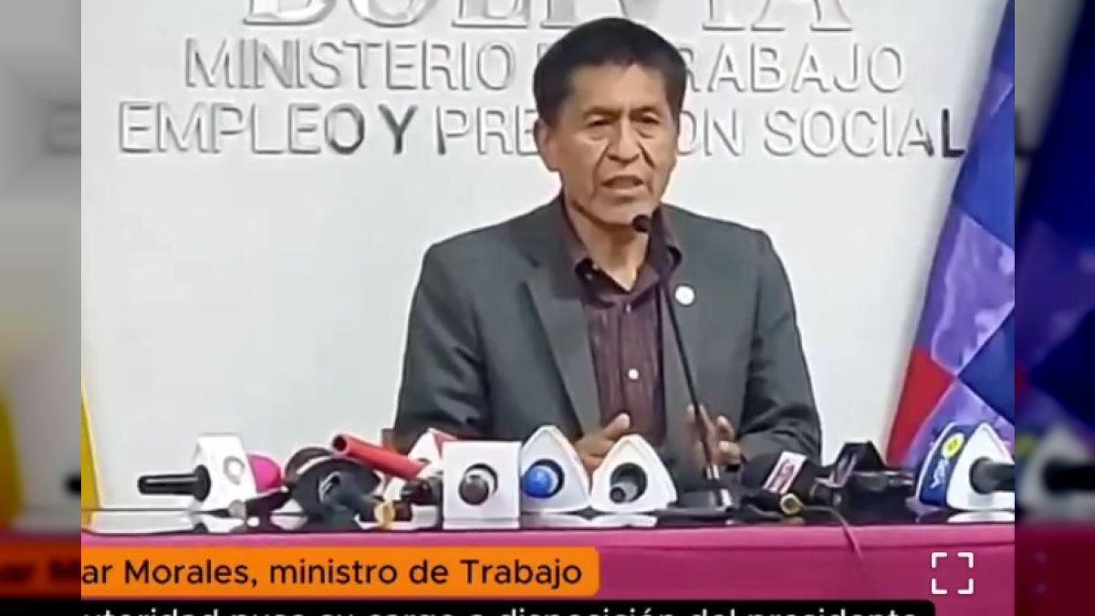 Bolivia: Minister of Labor makes his position available in the midst of a deep social and political crisis