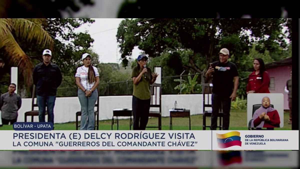 BOLÍVAR - UPATA/President in Charge: Economic growth in Venezuela will be achieved with social justice