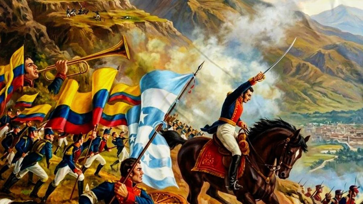 President in charge Delcy Rodríguez commemorated 204 years of the Battle of Pichincha