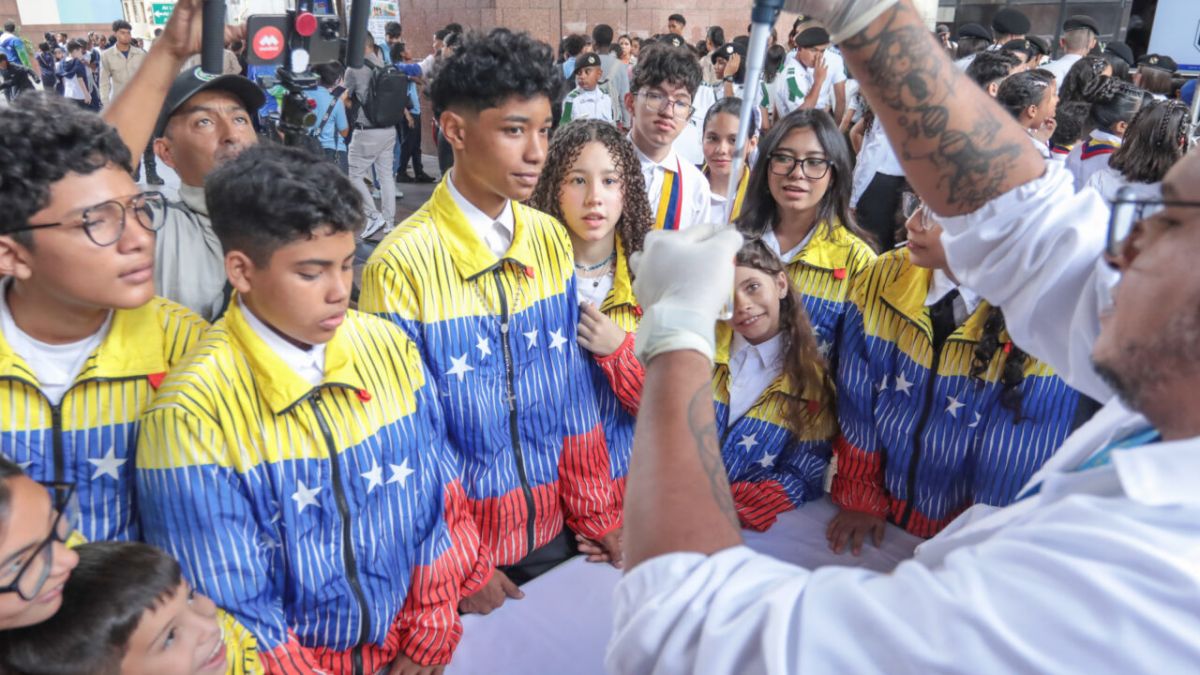 Students from Caracas learned about science with the pedagogical project Hygiene Goes to School