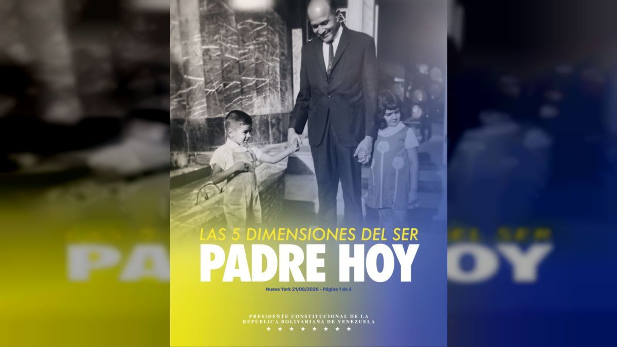 President Maduro congratulates the parents of Venezuela and presents the five dimensions of being a father