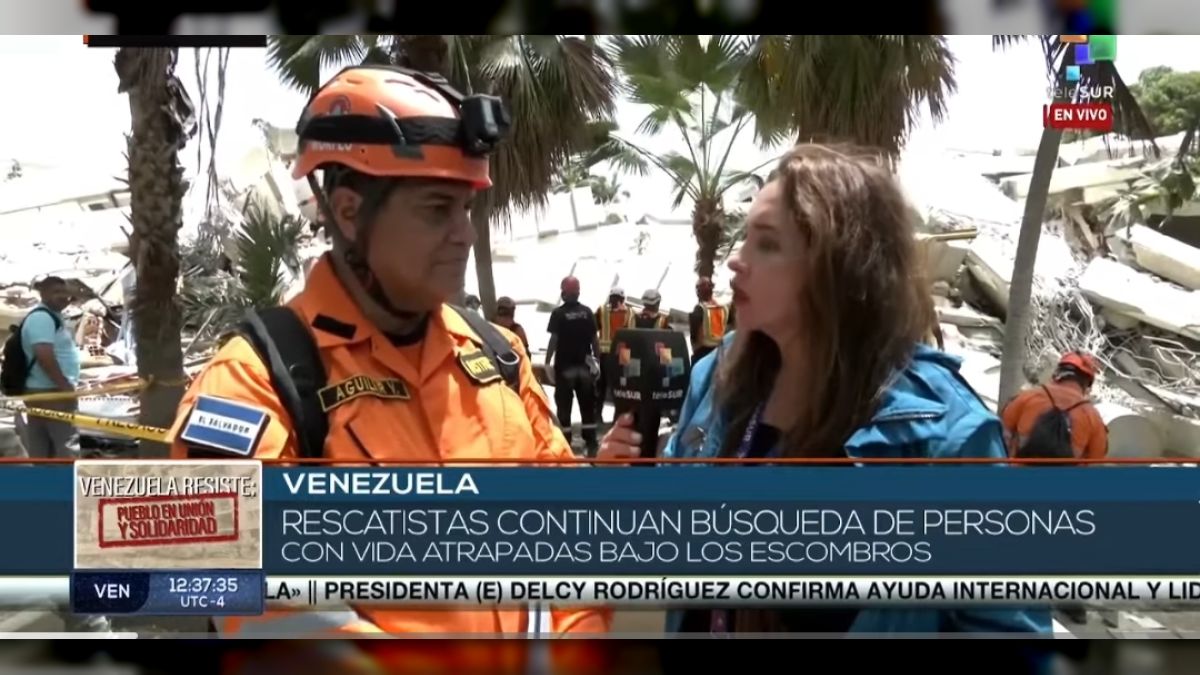 El Salvador's first rescuers arrive in Venezuela