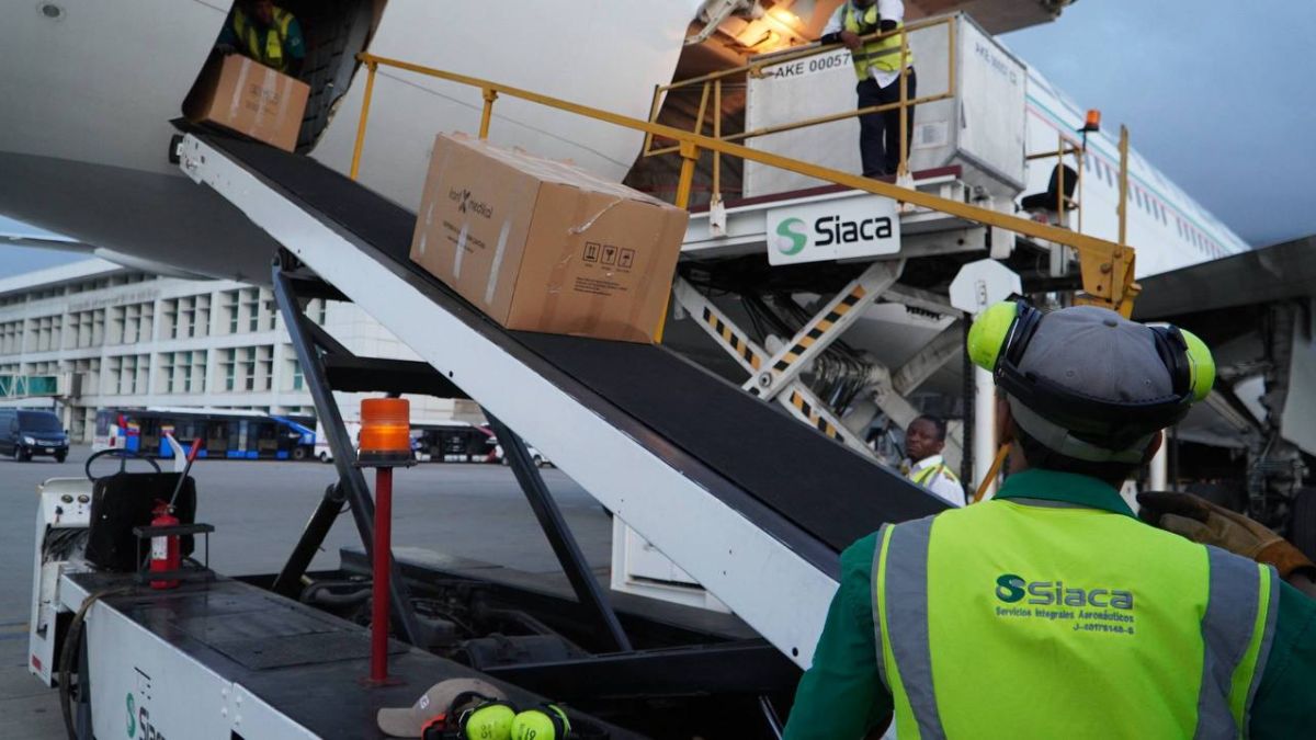Equatorial Guinea sent 41 tons of humanitarian aid