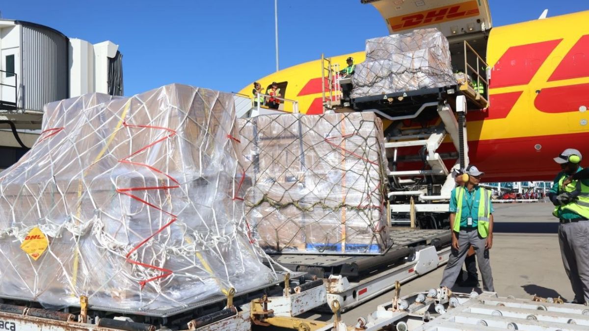 A plane from Panama with more than 38 tons of humanitarian aid arrived in Maiquetía