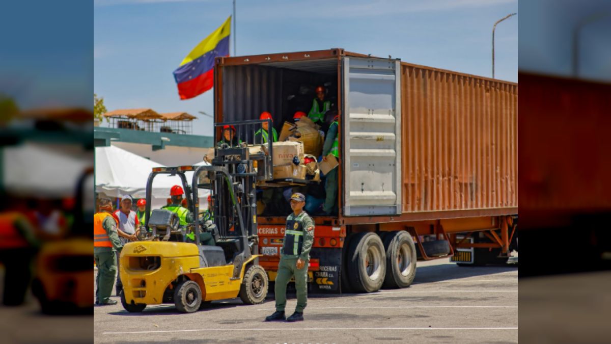 Zulia sent 60 tons of supplies to national collection centers