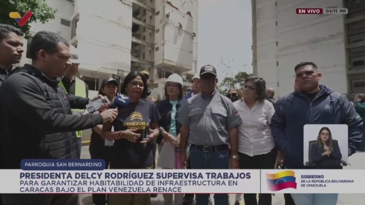 President in charge Delcy Rodríguez thanks the international community for solidarity