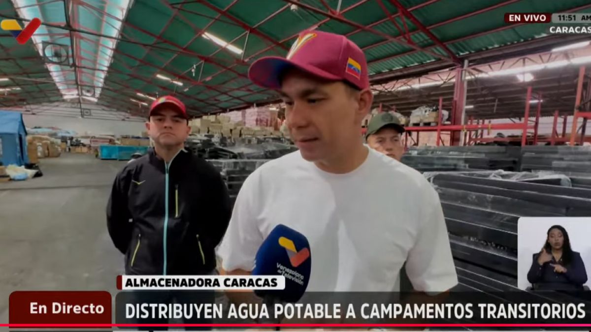 Minister Villegas: Government guarantees drinking water to families staying in temporary camps