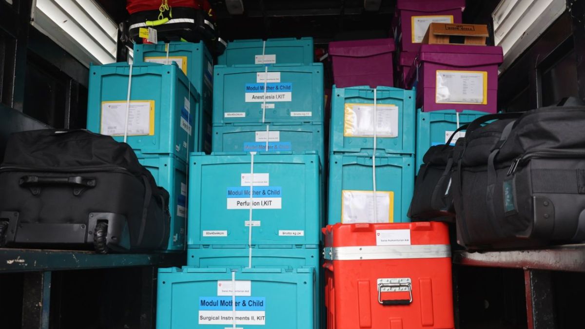 ‎Venezuela receives medical supplies from Switzerland to deal with the‎ earthquake emergency