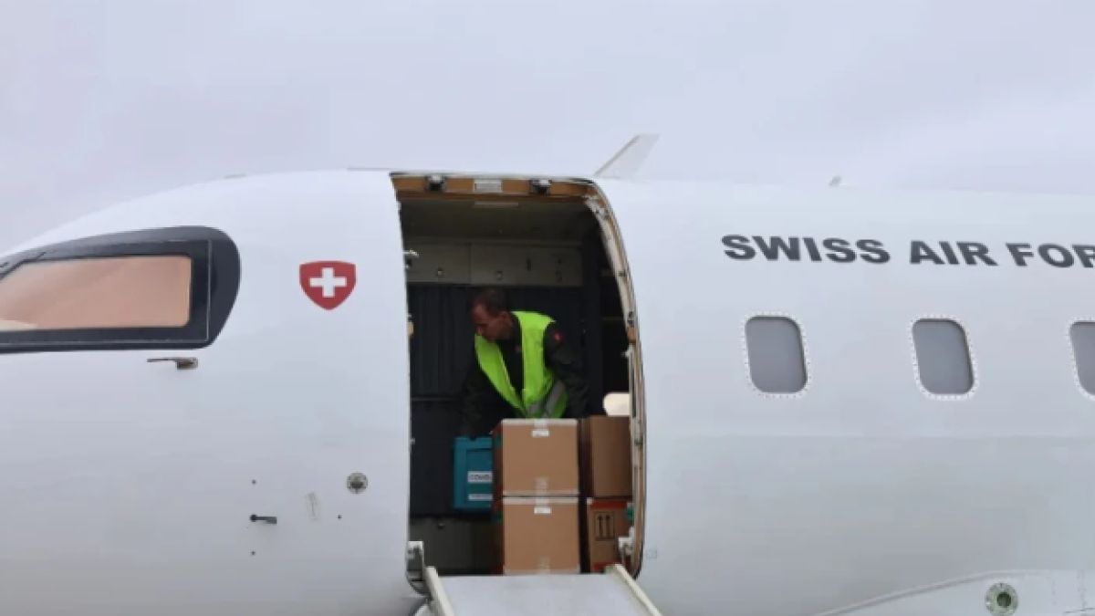 Switzerland sent a ton of medical supplies to Venezuela