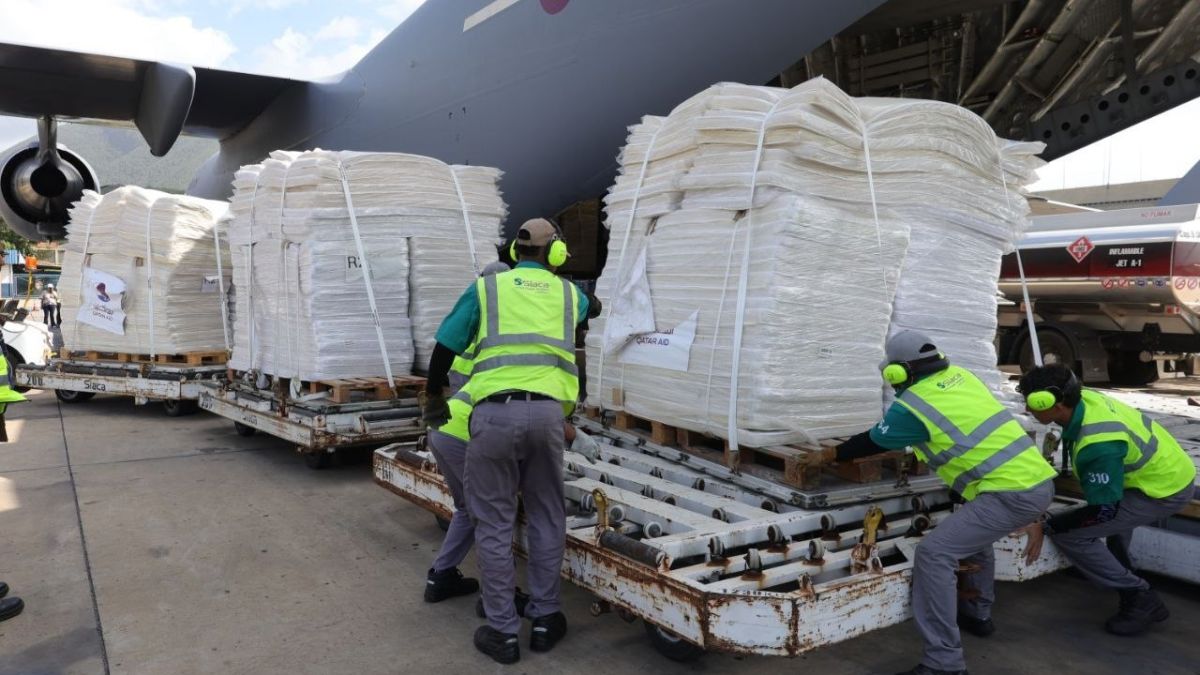 Qatar has provided more than 100 tons of humanitarian aid to Venezuela