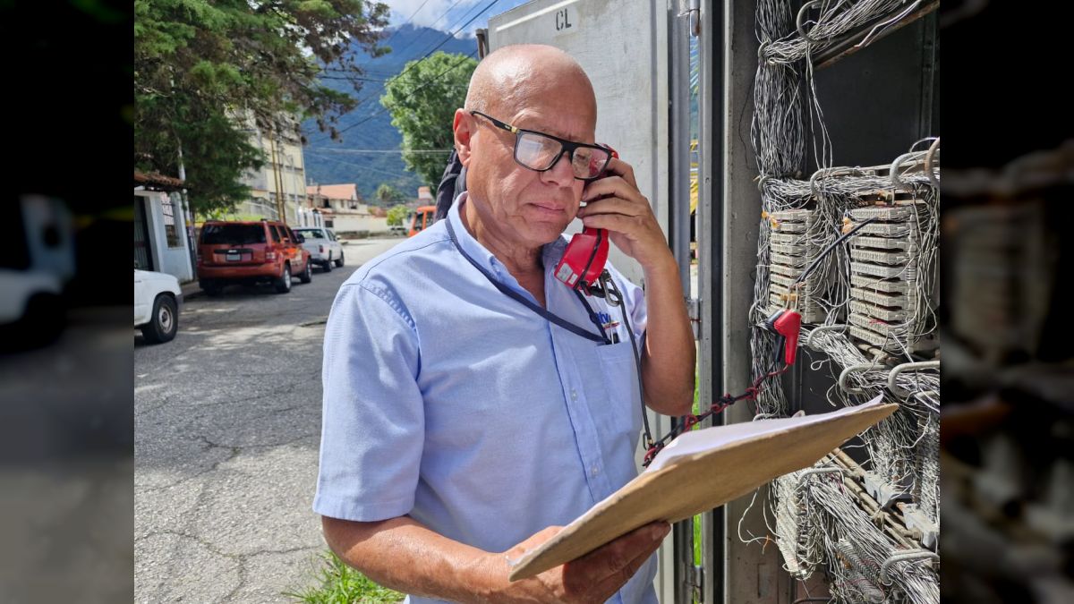 CANTV restored telephone and Internet services to more than 1,600 users in Mérida