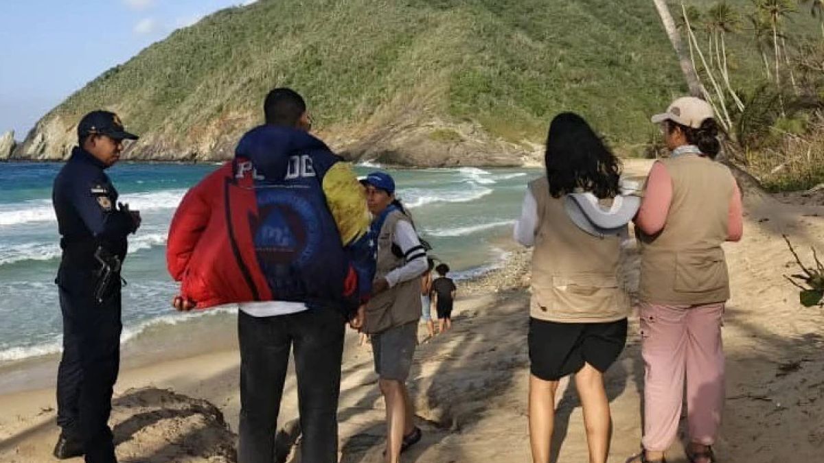 FUNVISIS and Security Agencies evaluate soil stability on beaches in Choroní