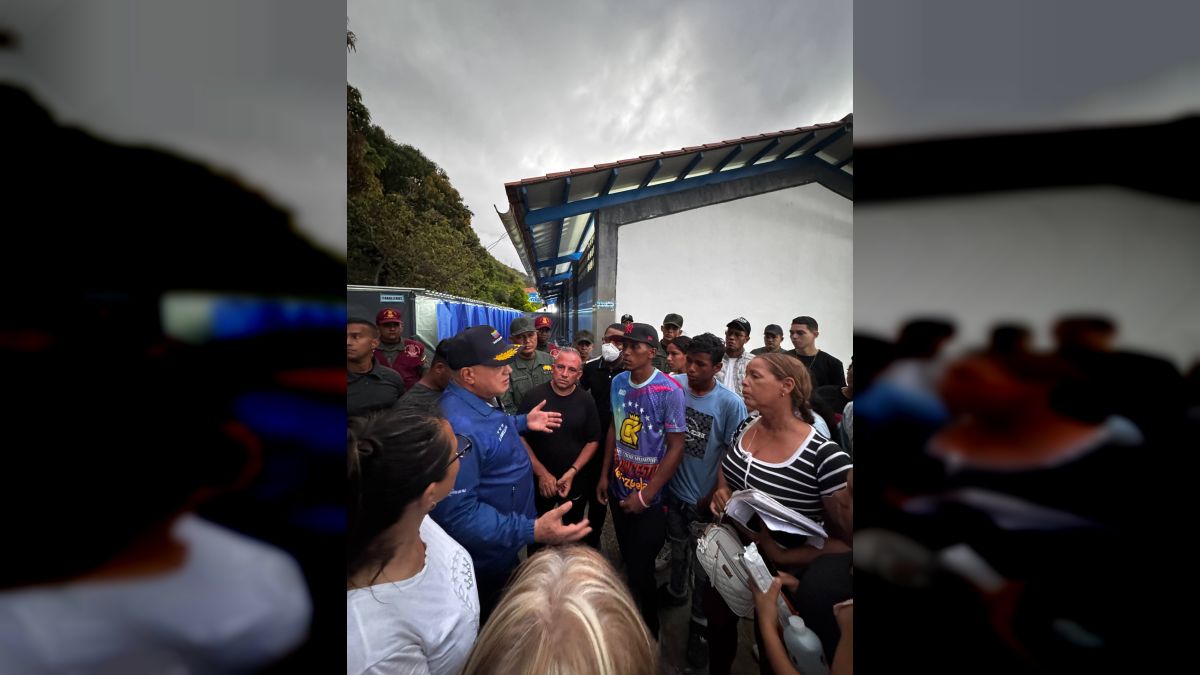 Minister Cabello oversees the adaptation of the Martin Luther King Transitional Camp in La Guaira