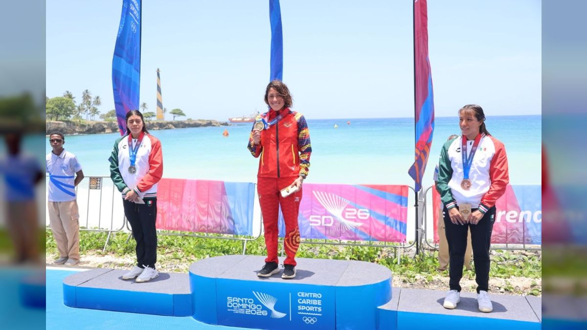 Venezuelan Paola Pérez repeated gold in open water at the Central American and Caribbean Games in Santo Domingo
