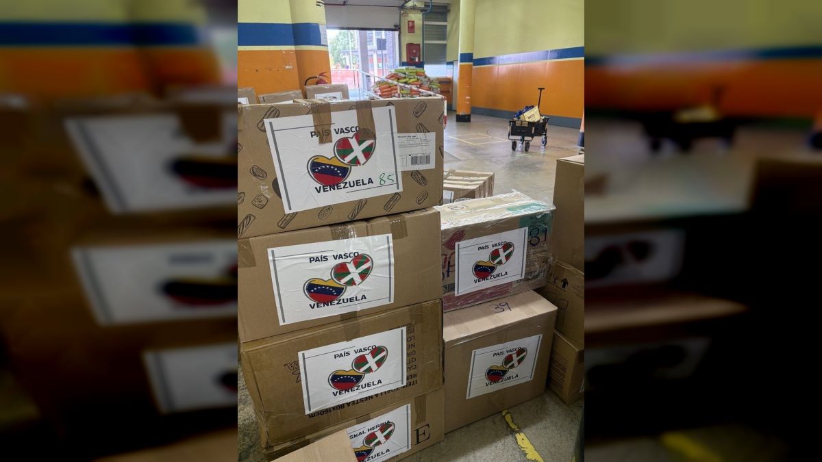 The Basque Country sends two tons of humanitarian aid to Venezuela