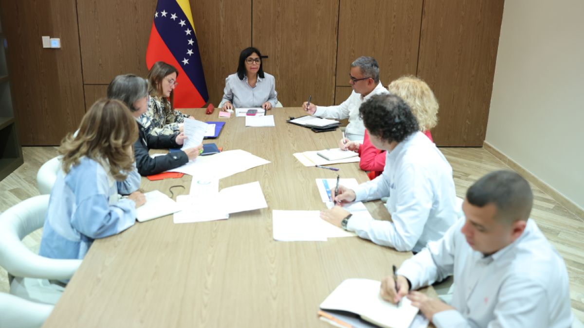 President (E) Rodríguez reviewed the progress of the Venezuela Renace Plan and the delivery of housing