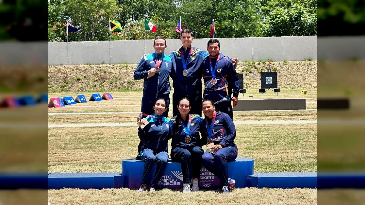 Fraiber Rodríguez and Ana Mendoza win bronze in mixed team goal in Central American and Caribbean