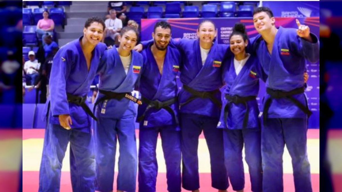 Venezuelan judo dominated in Santo Domingo after winning mixed team gold