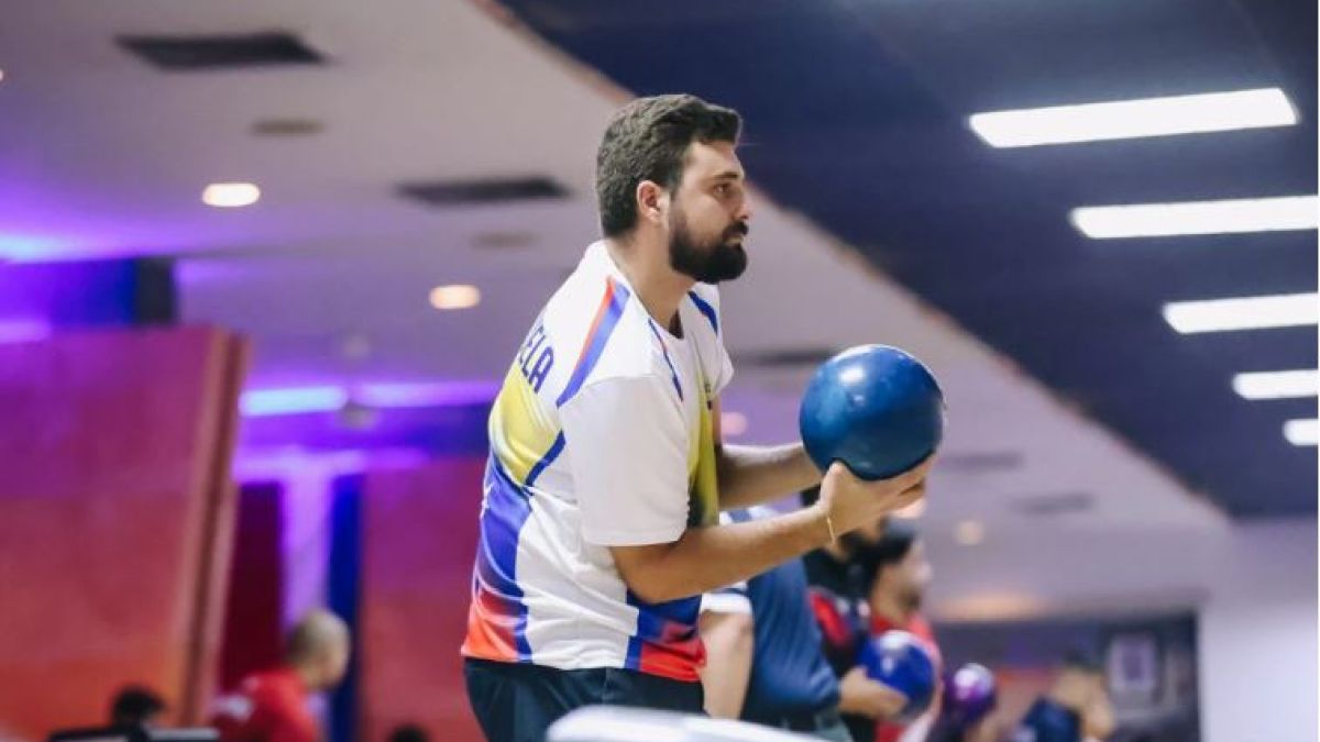 Rodolfo Monacelli won gold in Bowling at the CAC 2026 Games
