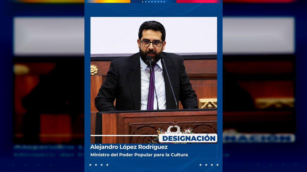President (E) Rodríguez appointed Alejandro López as the new Minister for Culture