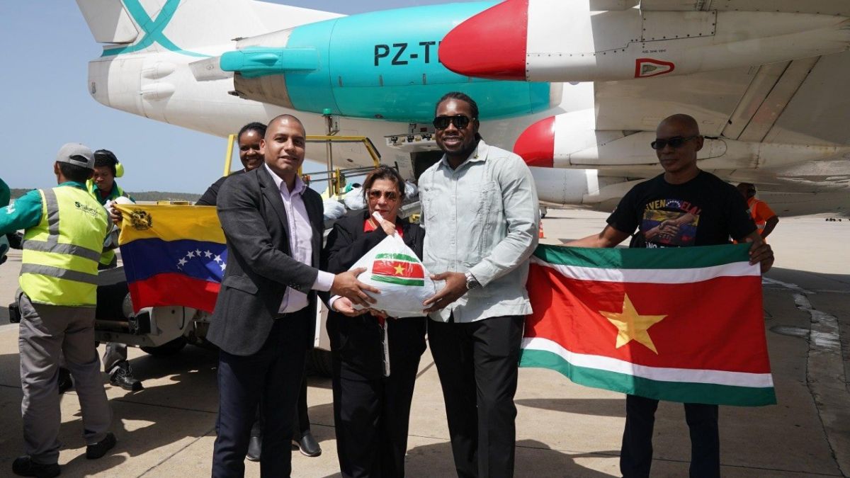 Suriname sent seven tons of humanitarian aid to Venezuela