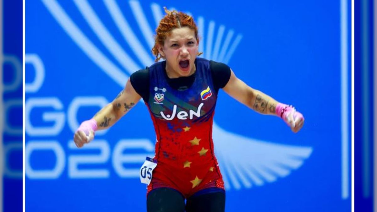 Pesista Patricia Mercado wins gold and silver for Venezuela at the Santo Domingo 2026 Games