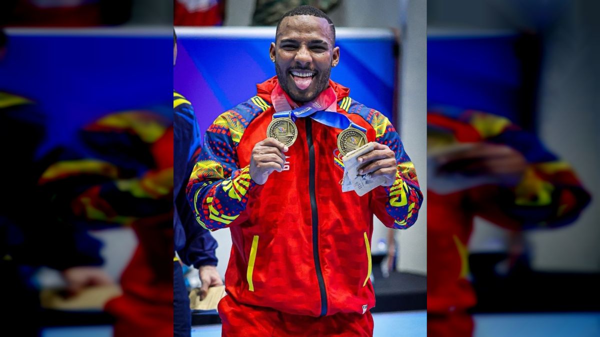 Venezuelan Julio Mayora contributed 2 gold medals at the 25th Central American and Caribbean Games 2026