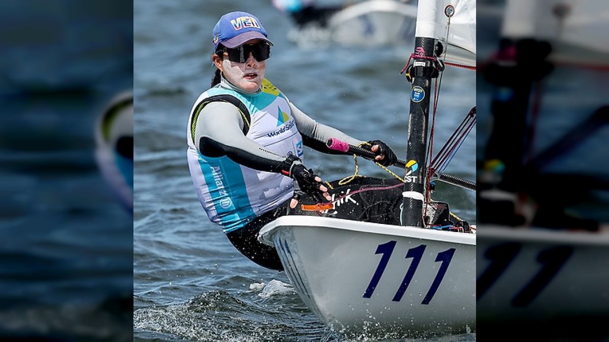 Daniela Rivera gave Venezuela the first gold in the sailing competitions at the Central American Games