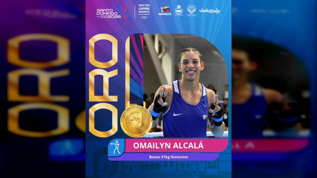 Omailyn Alcalá won the 42nd gold medal for Venezuela at the XXV CAC 2026 Games