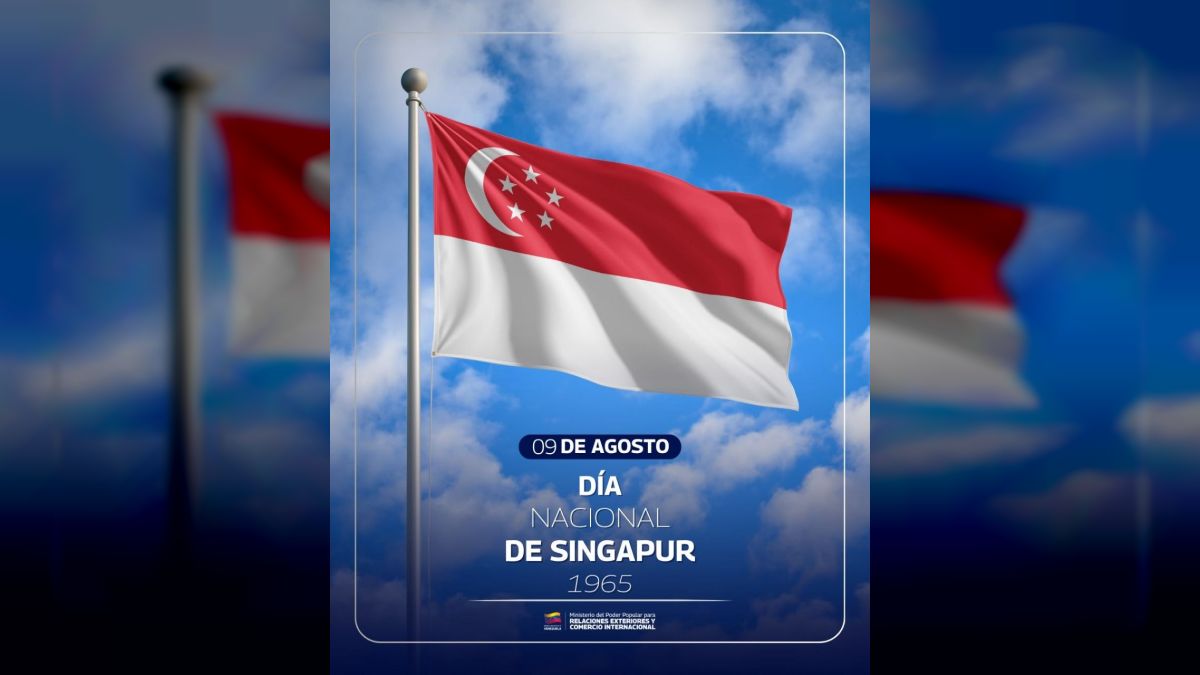 Venezuela congratulates Singapore on the 61st anniversary of its independence