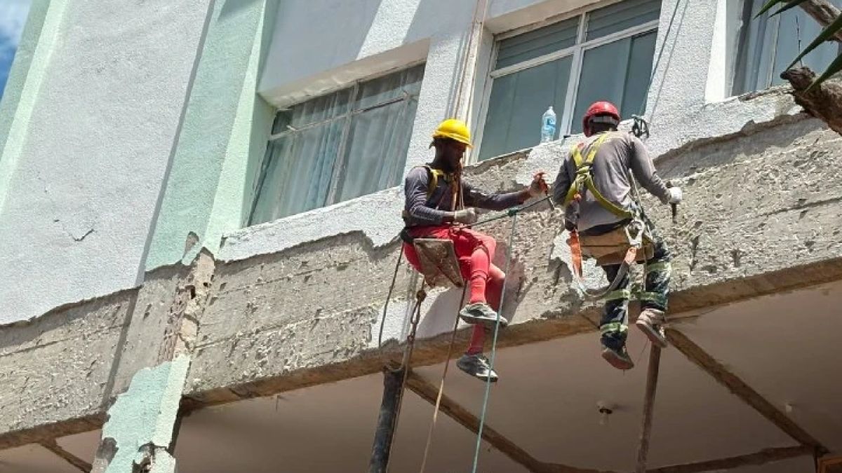 Plan Venezuela Renace begins rehabilitation work on the Belair building in Caracas