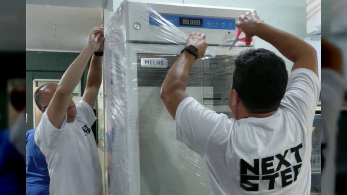National Government delivered high-tech refrigeration equipment to Maracay Central Hospital