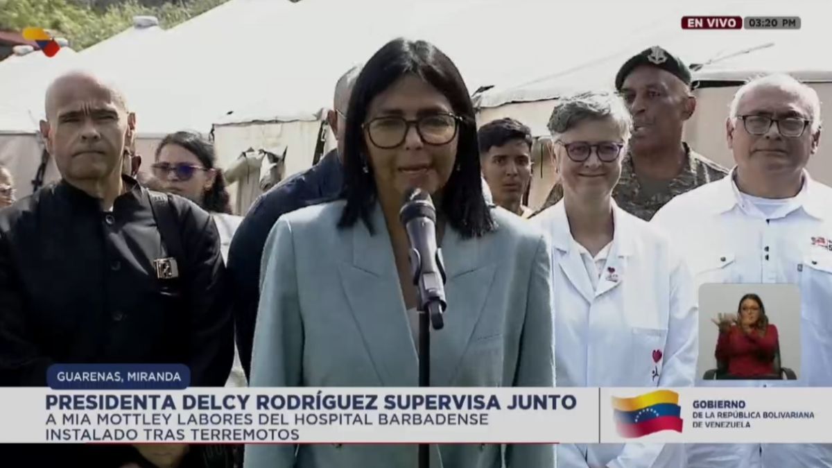 President (E) Delcy Rodríguez ratified willingness to strengthen cooperation between Venezuela and Barbados