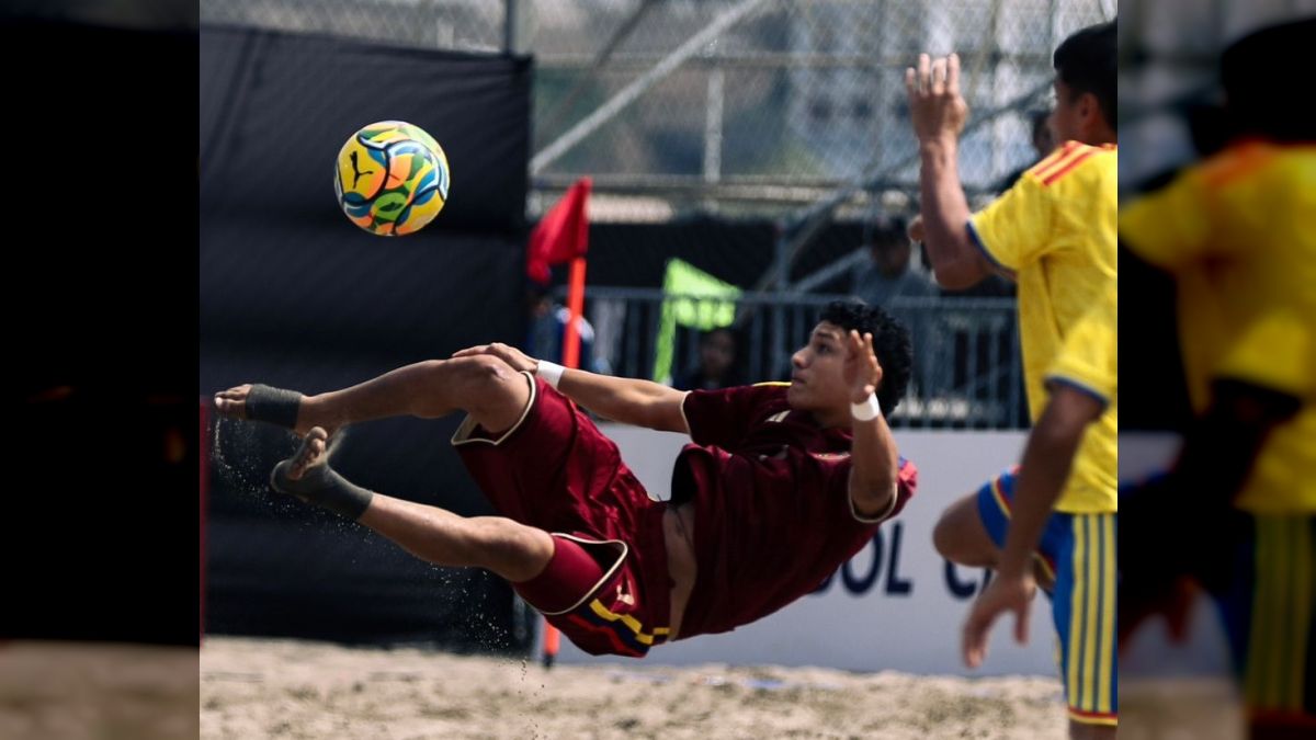 Historic! Vinotinto U20 Beach Soccer won the podium for the first time in a South American