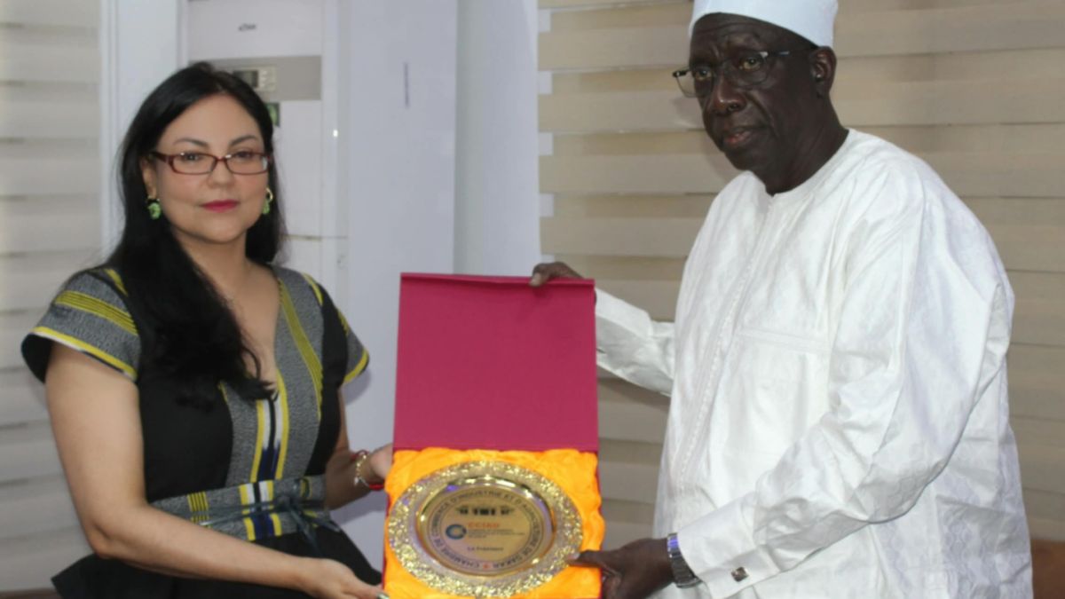 Venezuelan Ambassador meets with president of the Dakar Chamber of Commerce, Industry and Agriculture