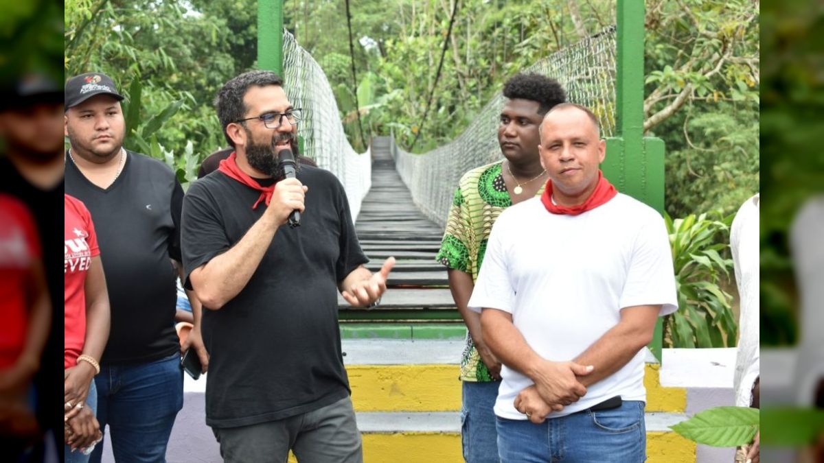 Minister for Culture reinaugurated the “Chinchorro dancer” bridge in Panaquire