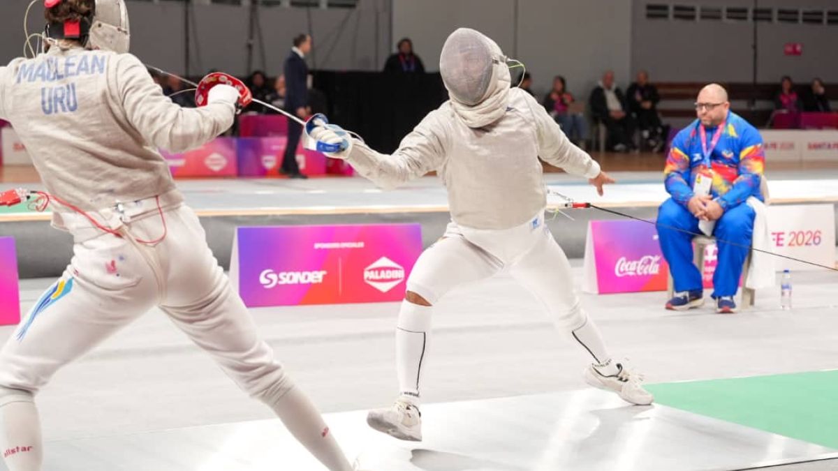Eliécer Romero and José Quintero win the podium in the fencing of the 2026 South American Games