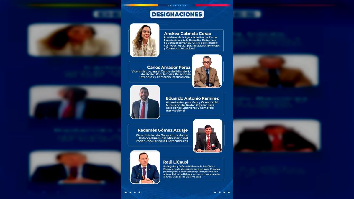 President Rodríguez appoints new authorities for strategic commercial and energy areas in Venezuela