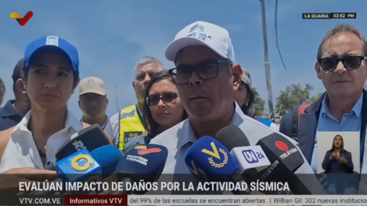 Minister Juan Ramírez: More than 792,000 tons of debris removed in La Guaira after earthquakes