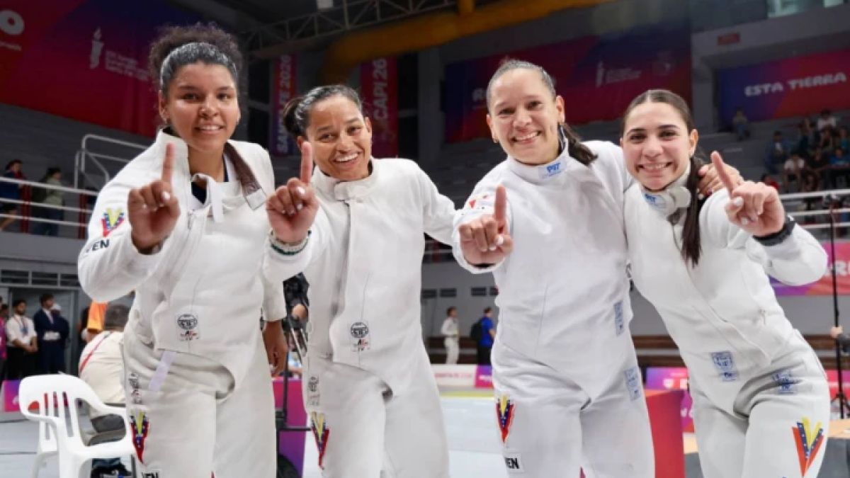 Women's sword team seized the Gold Medal at the Santa Fe 2026 South American Games