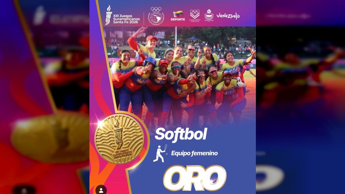 Undefeated! Venezuela's women's softball team is crowned South American champion after shutting out Brazil