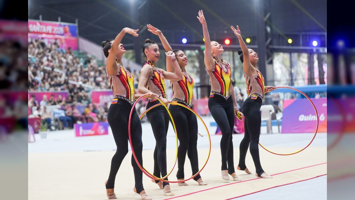 Rhythmic gymnastics won silver in the all-round modality of the Santa Fe 2026 South American Games