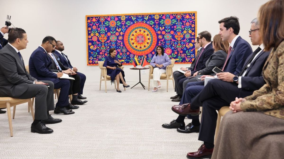 President Delcy Rodríguez met with the Prime Minister of Trinidad and Tobago in New York