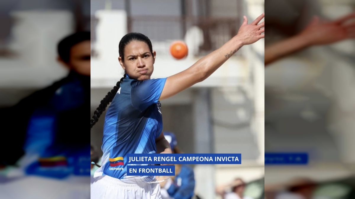 Undefeated! Julieta Rengel won gold in women's individual frontball at the South American Santa Fe 2026