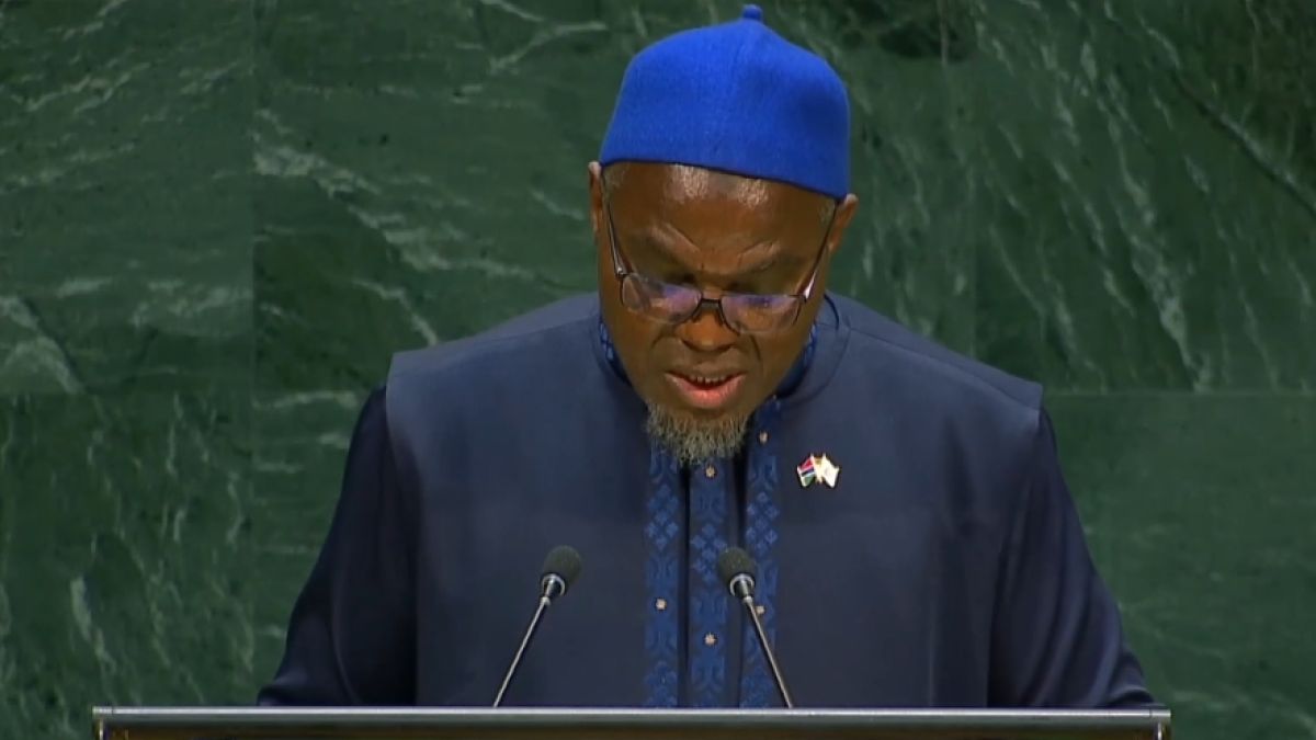 Vice President of the Gambia highlights sovereign equality and interdependence at the UN
