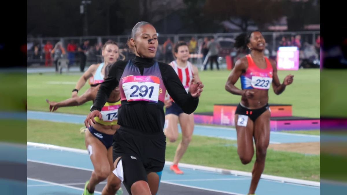 Orangys Jiménez flew in the 200-meter final and won the medal in the South American Championship (+record)