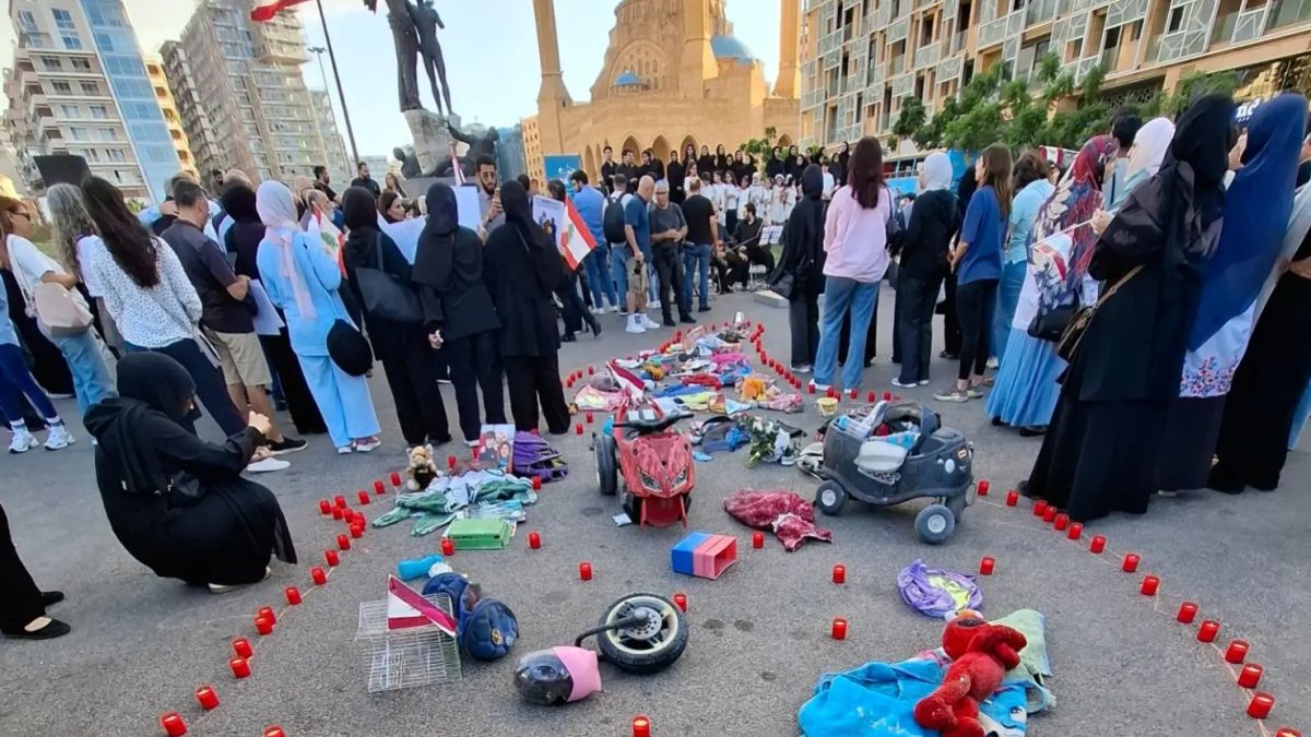 Beirut pays tribute to child victims of Israeli aggression and rejects agreements with Tel Aviv