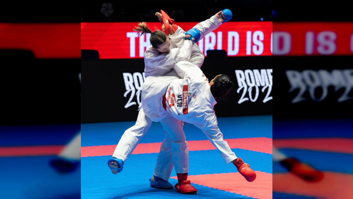 Yorgelis Salazar won the silver medal at the International Karate One Series A Tournament in Australia