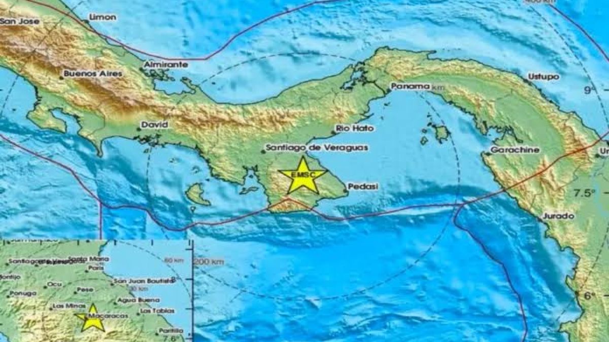 Earthquake with a preliminary magnitude of 7.2 shakes Panama and is felt strongly in areas of Colombia